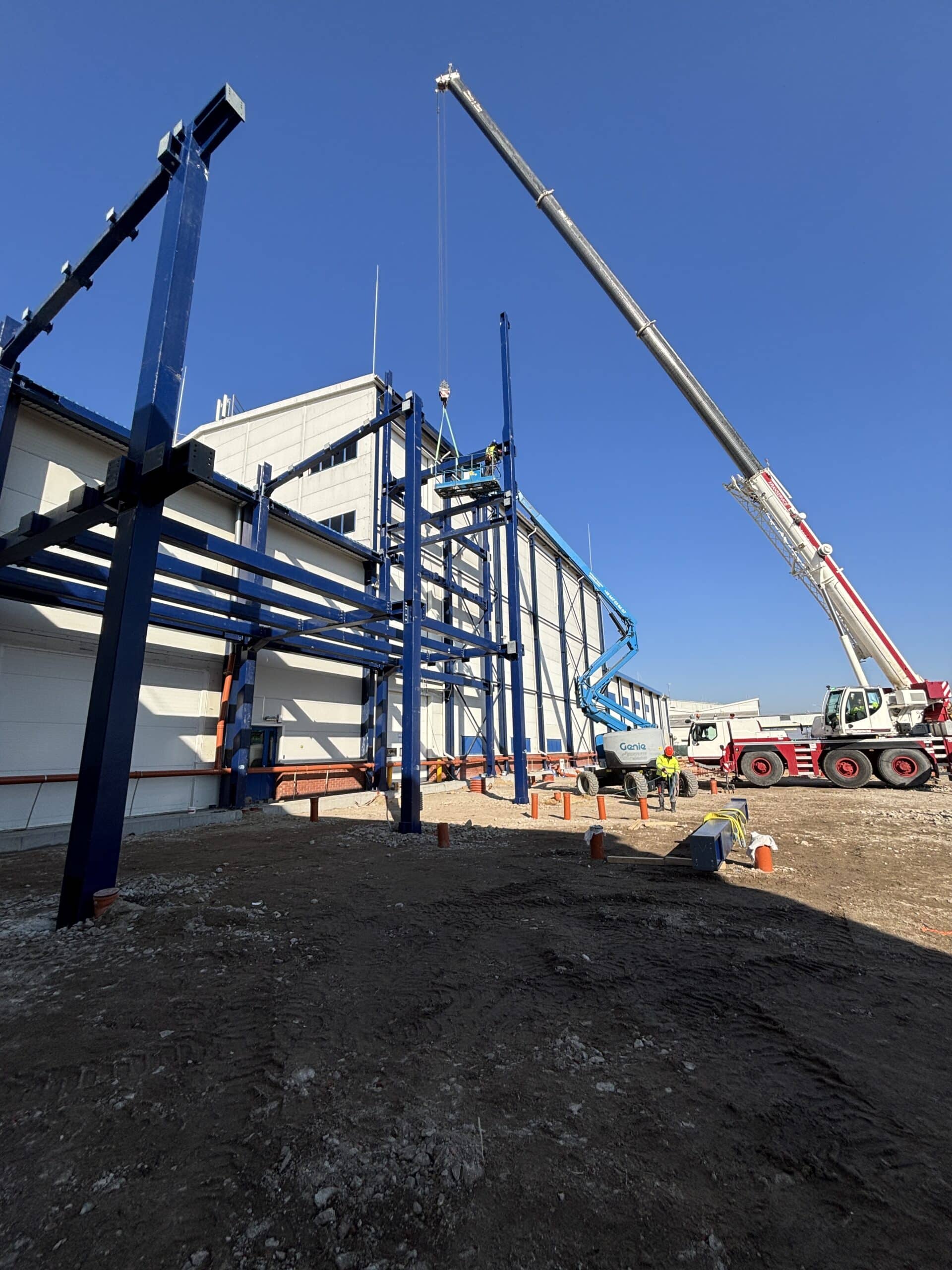 Construction of Chocolate Factory Production Hall by Konstbud
